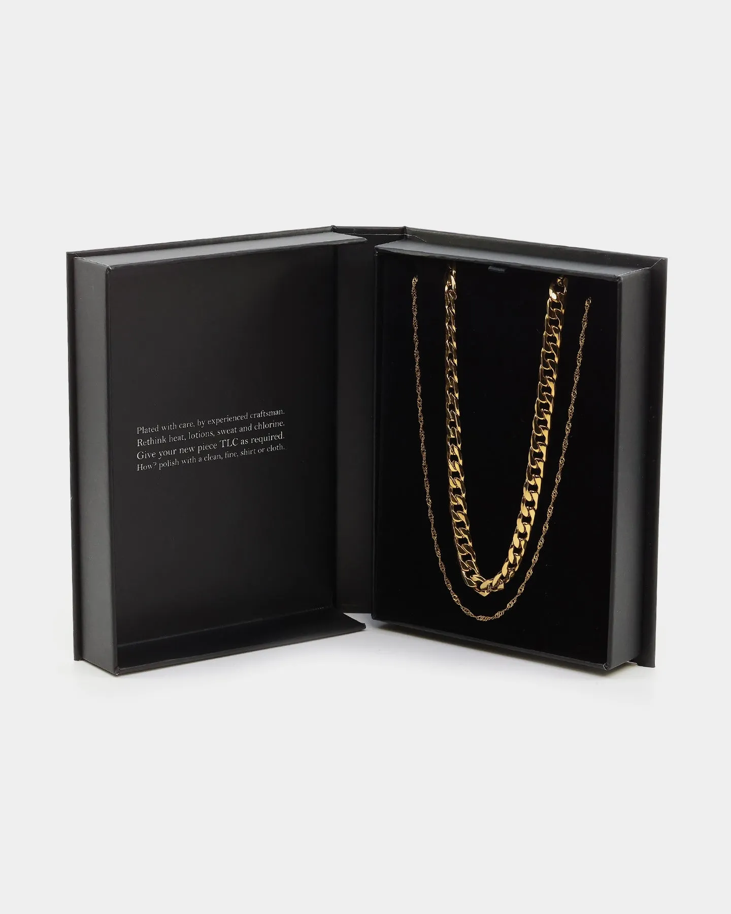 NXS Diamond Cut Double Chains Gold sold by Culture Kings product image thumbnail 4