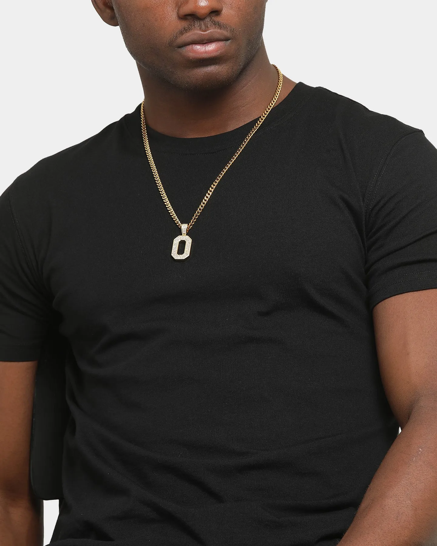 Saint Morta Men's Iced College Pendant Iced Gold sold by Culture Kings