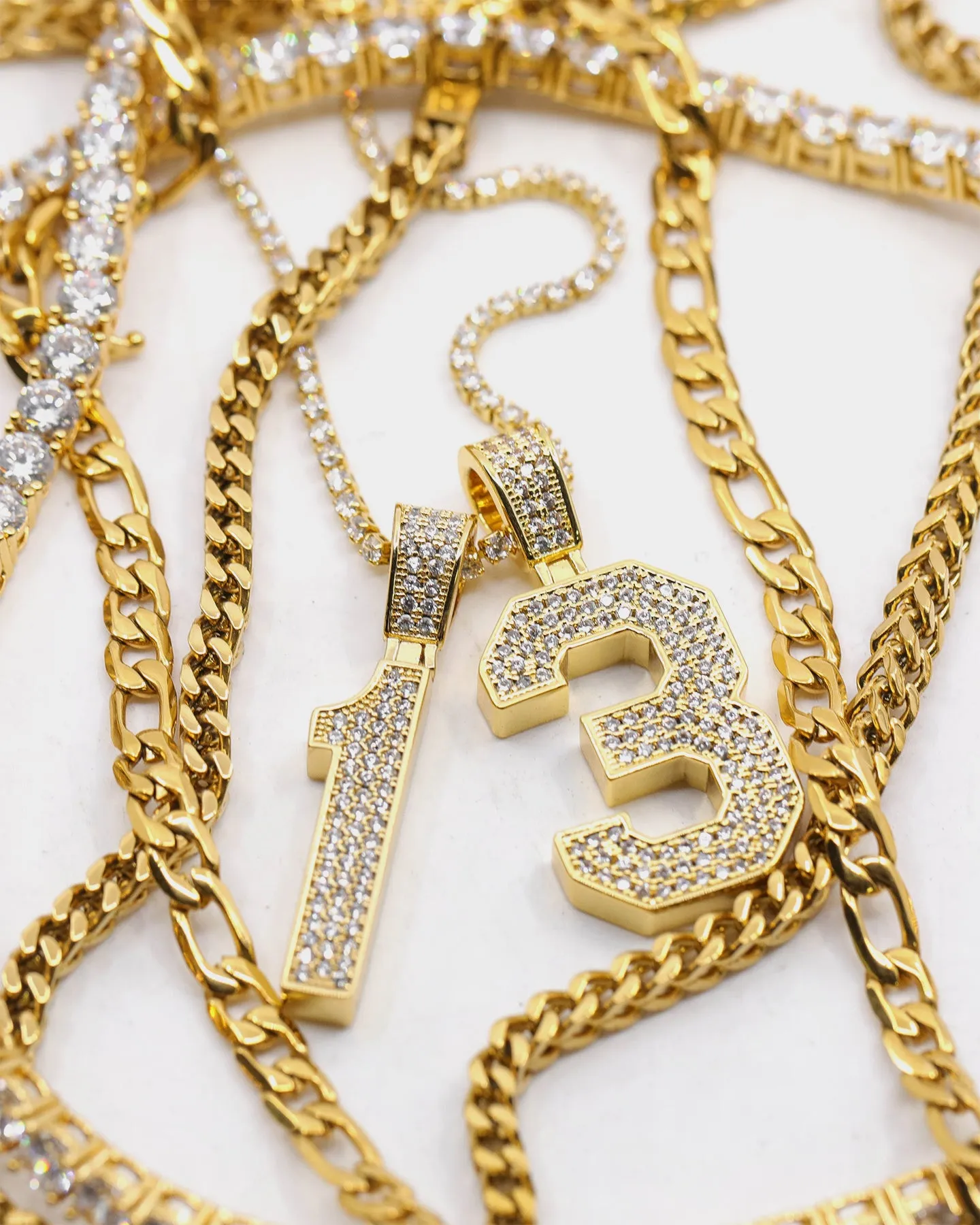 Saint Morta Men's Iced College Pendant Iced Gold sold by Culture Kings product image thumbnail 4