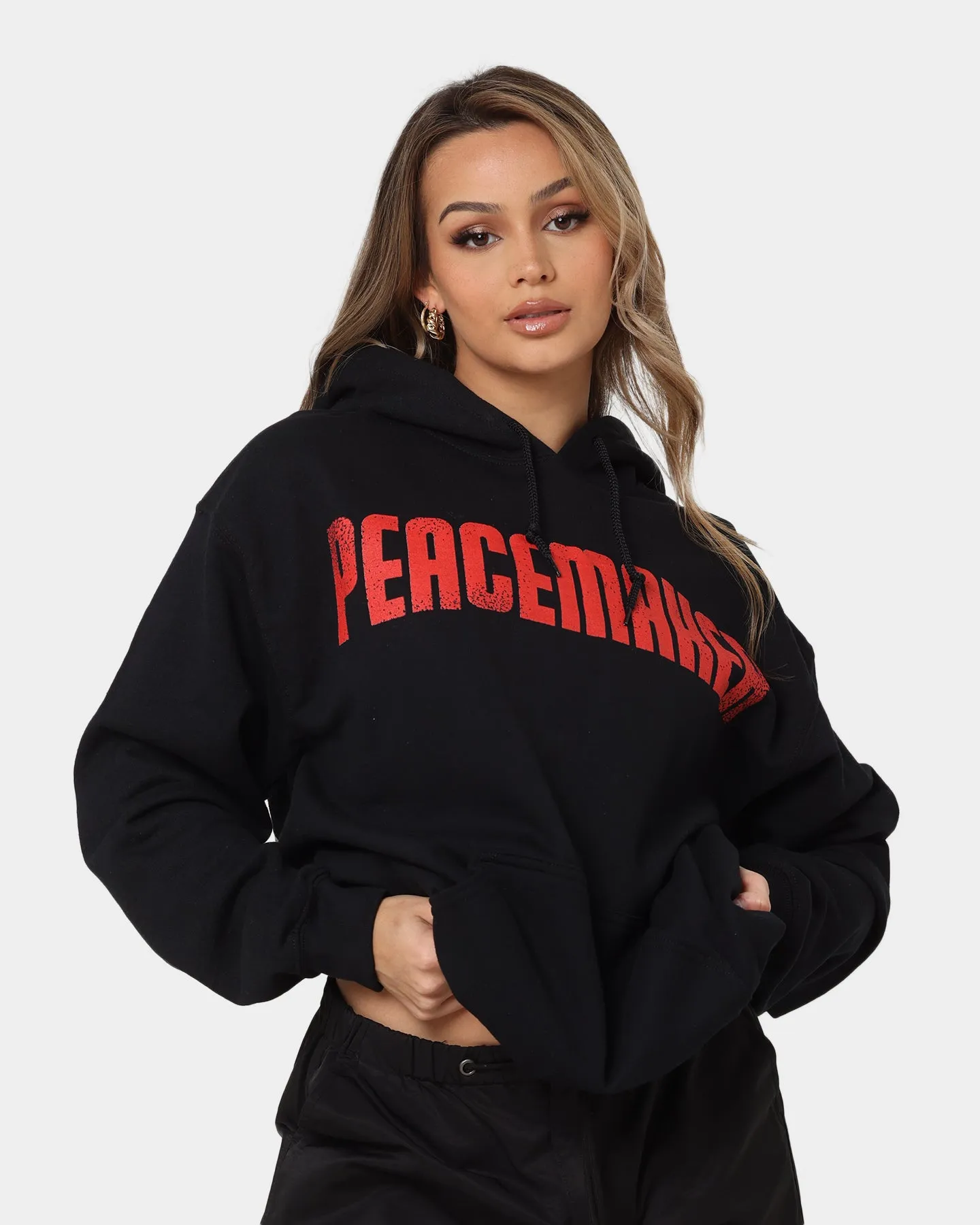 Goat Crew X Peacemaker Peace At Any Cost Hoodie Black | Parallel