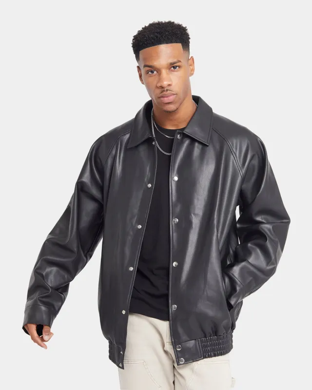 XXIII Levi PU Leather Jacket Black sold by Culture Kings