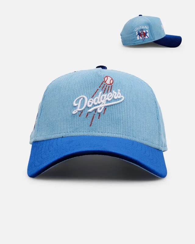 New Era Los Angeles Dodgers 'Dodgers Variety Pack' 9FORTY A-Frame Corduroy Snapback Sky Blue sold by Culture Kings