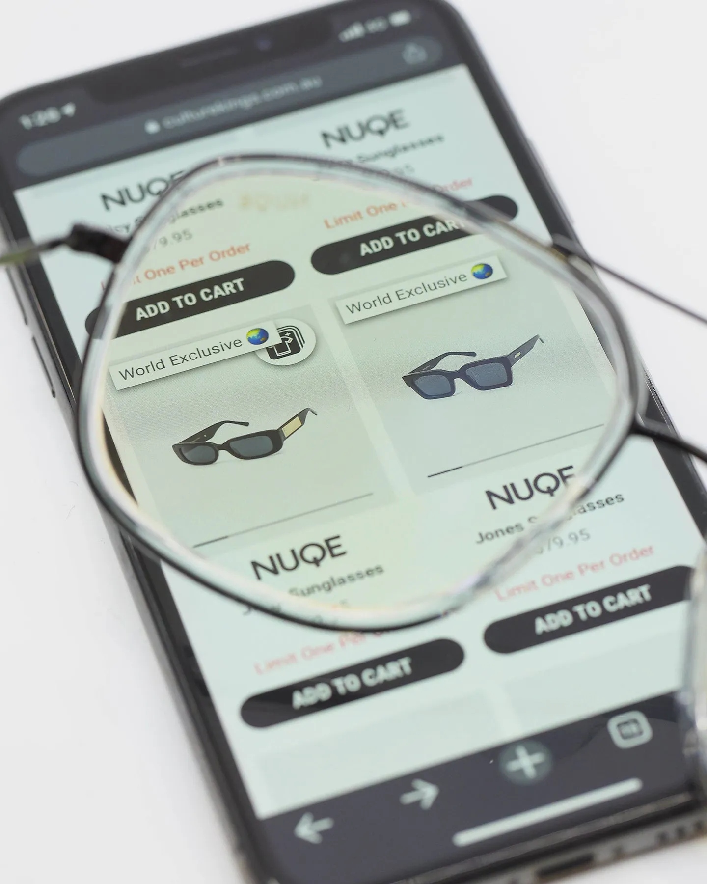 NUQE Men's Lee Bluelight Glasses Clear/Bluelight sold by Culture Kings product image thumbnail 5