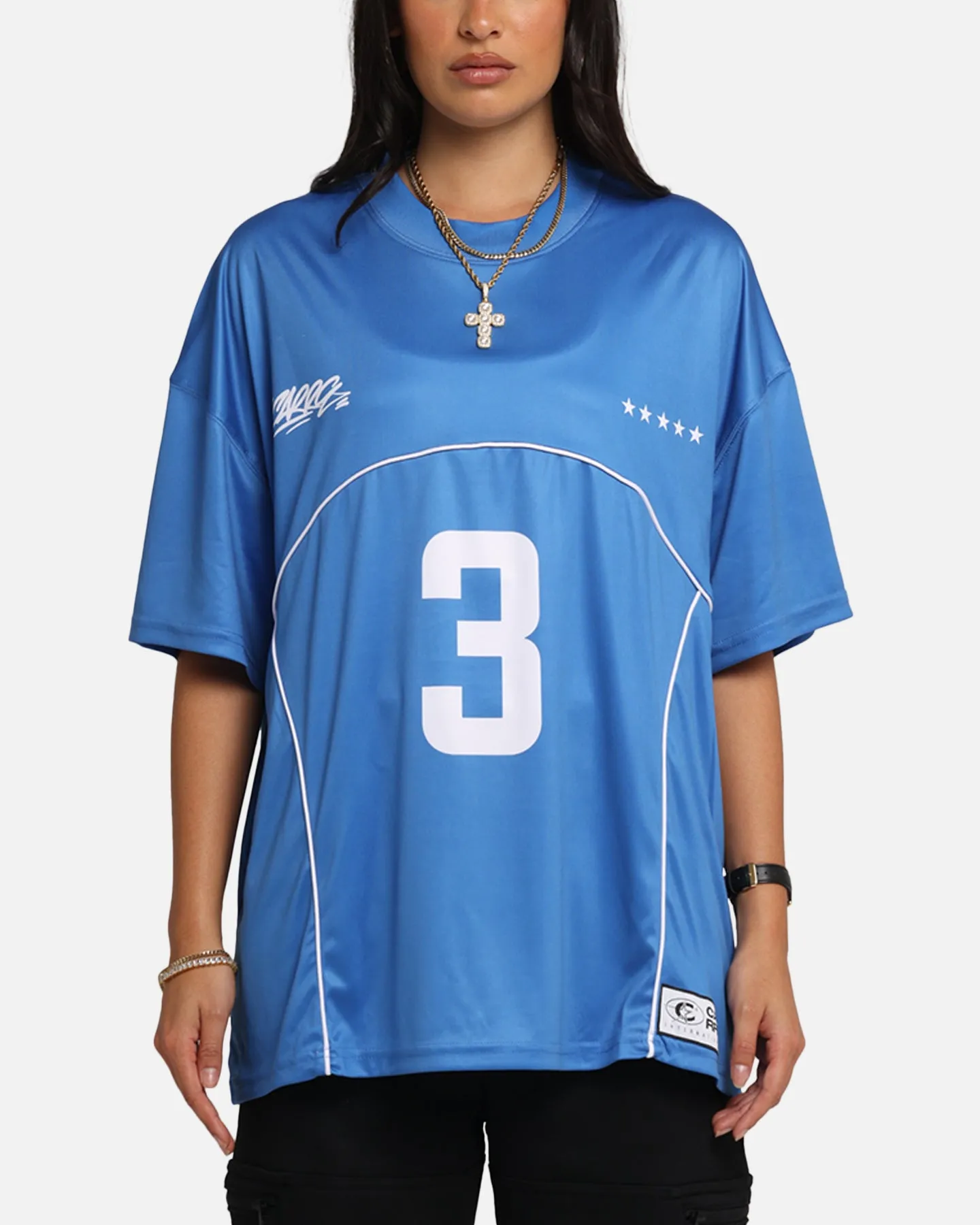 Carre Trainer T-Shirt Blue sold by Culture Kings