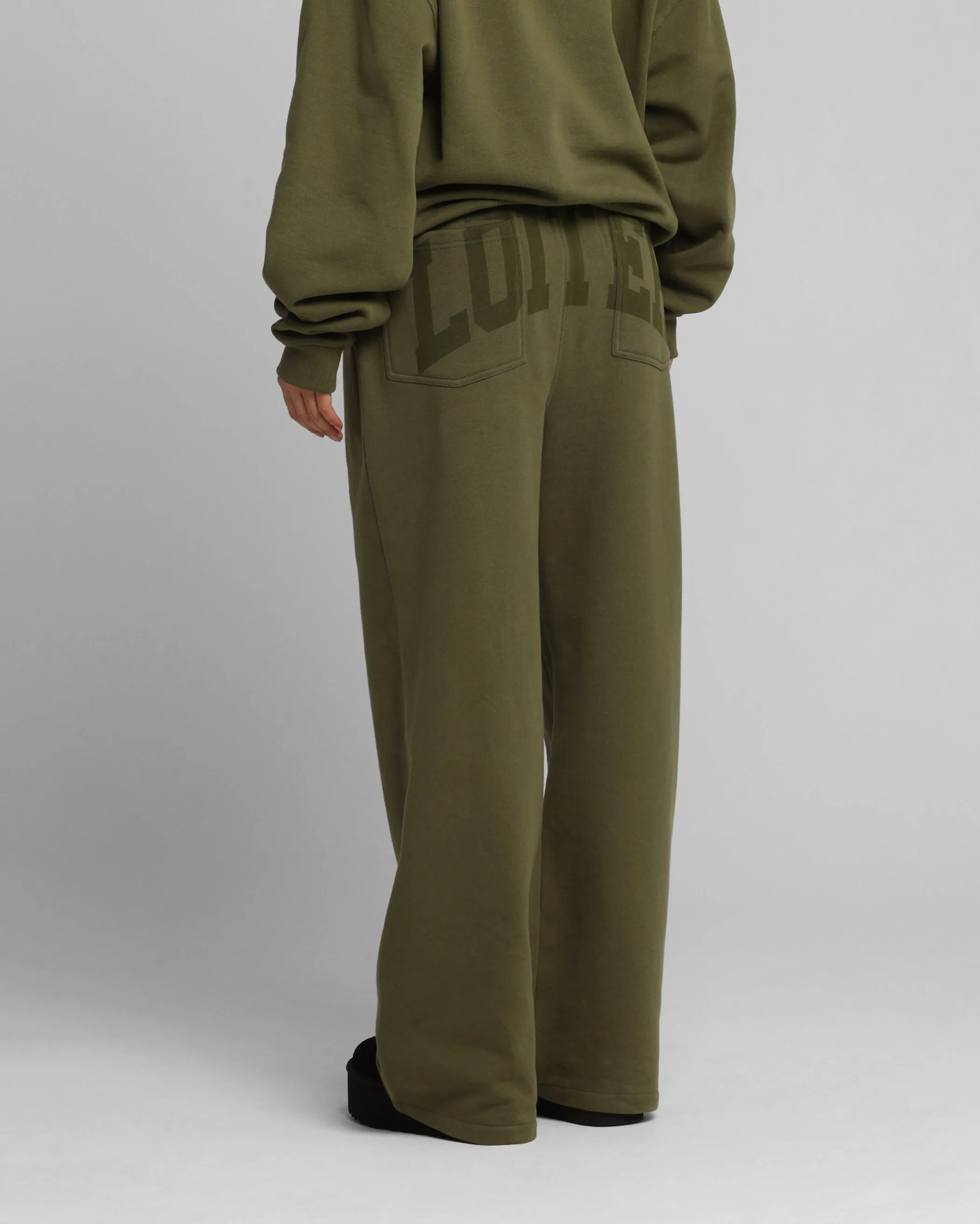 Loiter Arch Premium Sweat Pants Khaki sold by Culture Kings