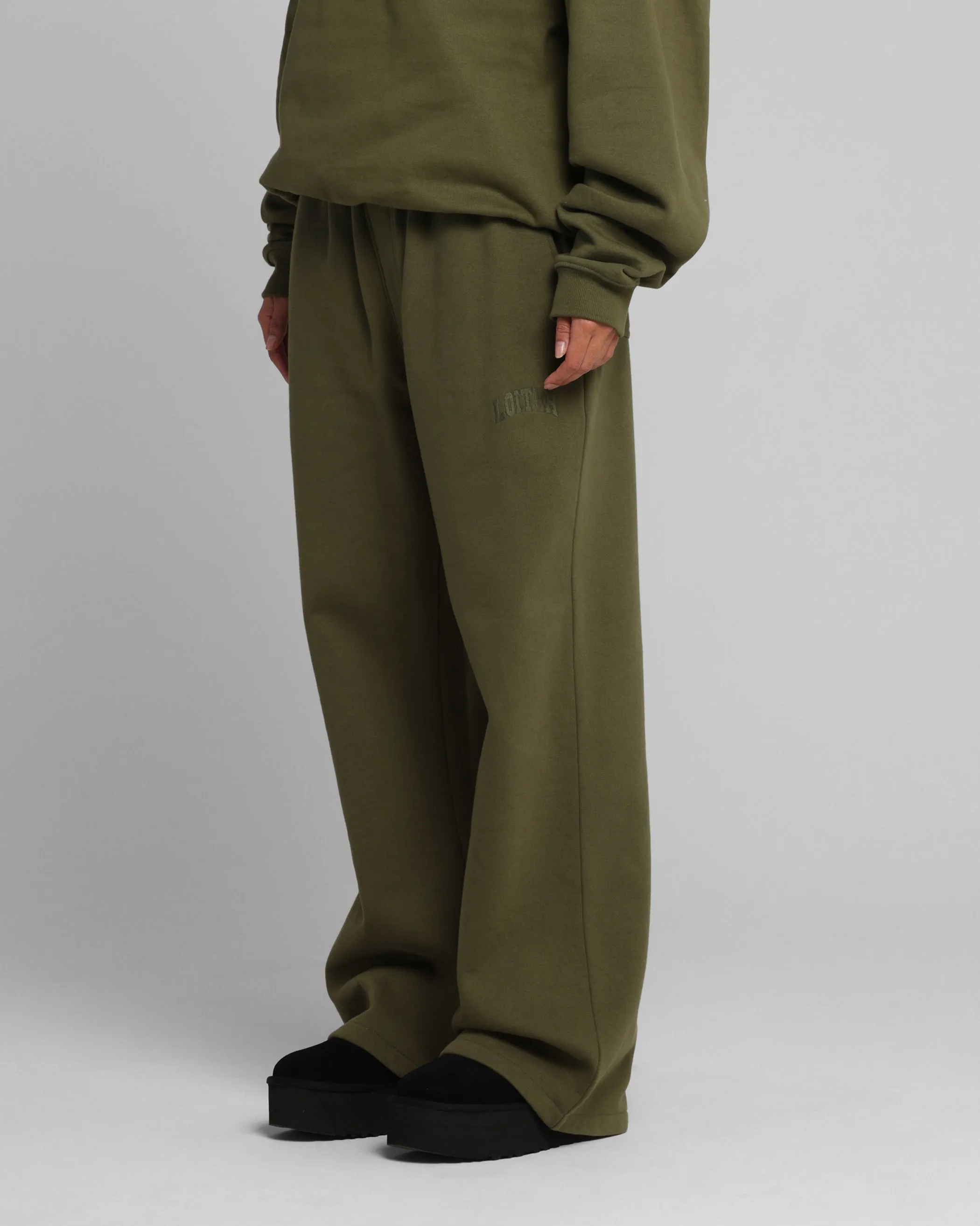 Loiter Arch Premium Sweat Pants Khaki sold by Culture Kings product image thumbnail 5