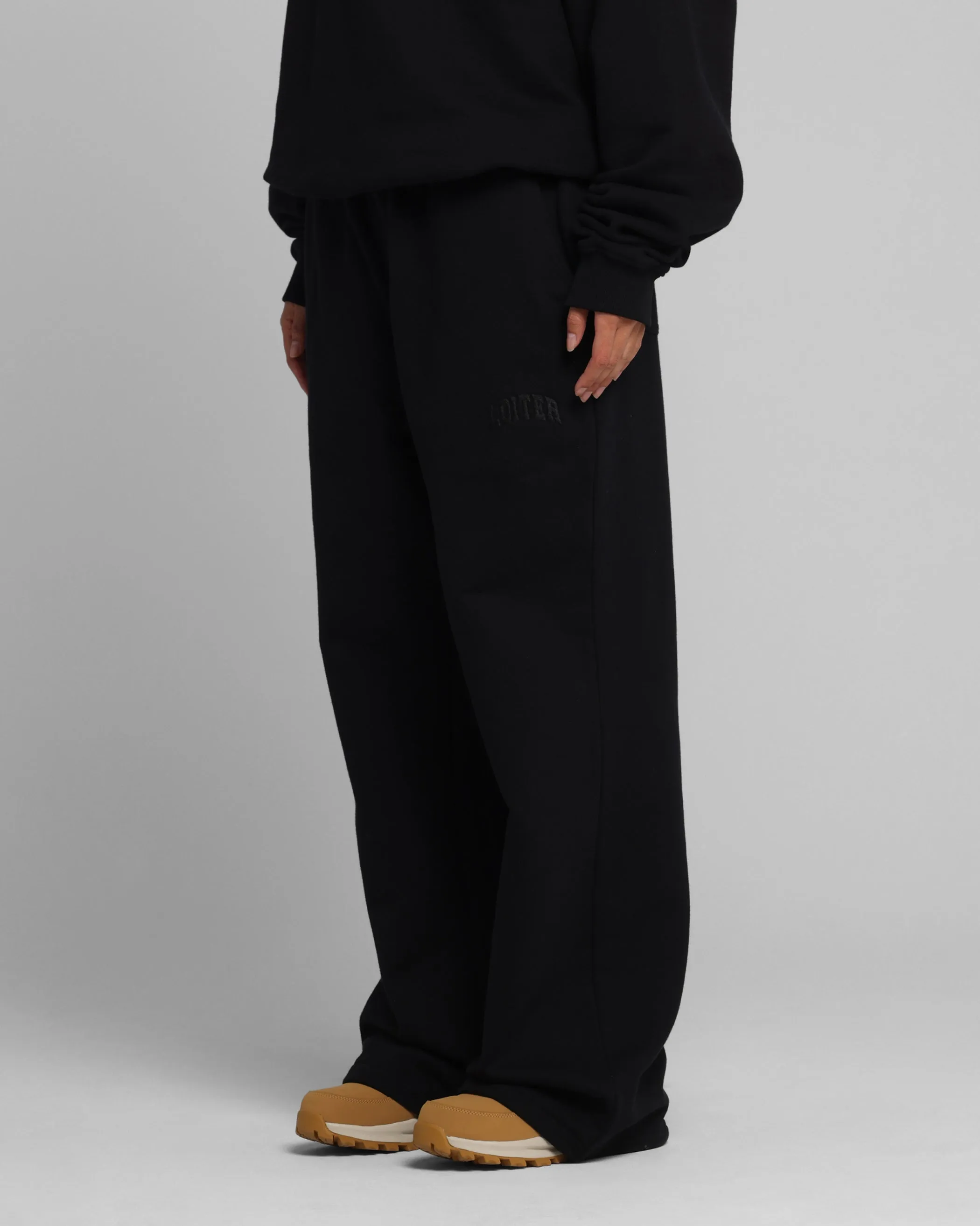 Loiter Arch Premium Sweat Pants Black sold by Culture Kings product image thumbnail 3