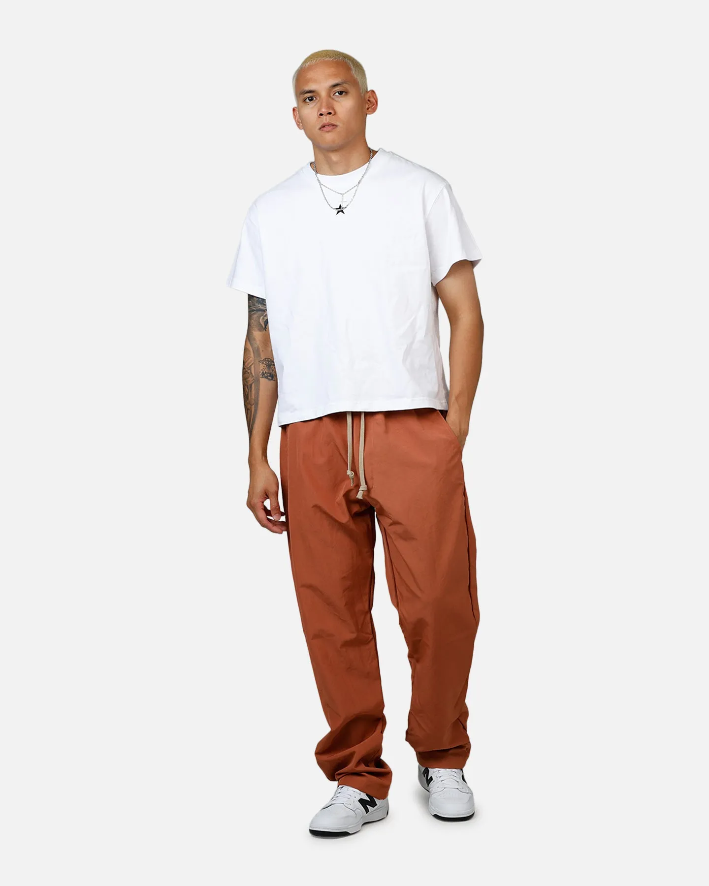 MNML Drawstring Trousers Rust sold by Culture Kings product image thumbnail 2