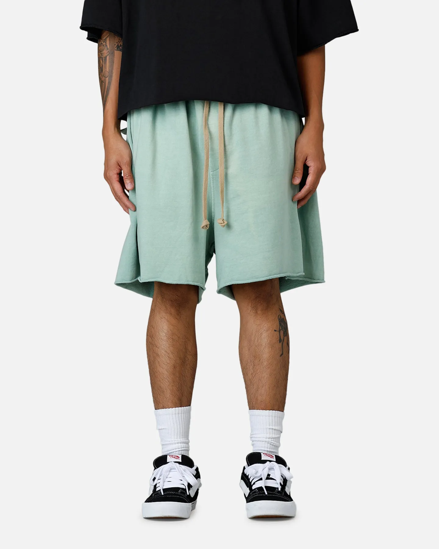 MNML Oversized Cargo Sweat Shorts Seafoam sold by Culture Kings