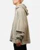 MNML Double Layer Zipper Sweater Washed Earth sold by Culture Kings