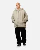 MNML Double Layer Zipper Sweater Washed Earth sold by Culture Kings