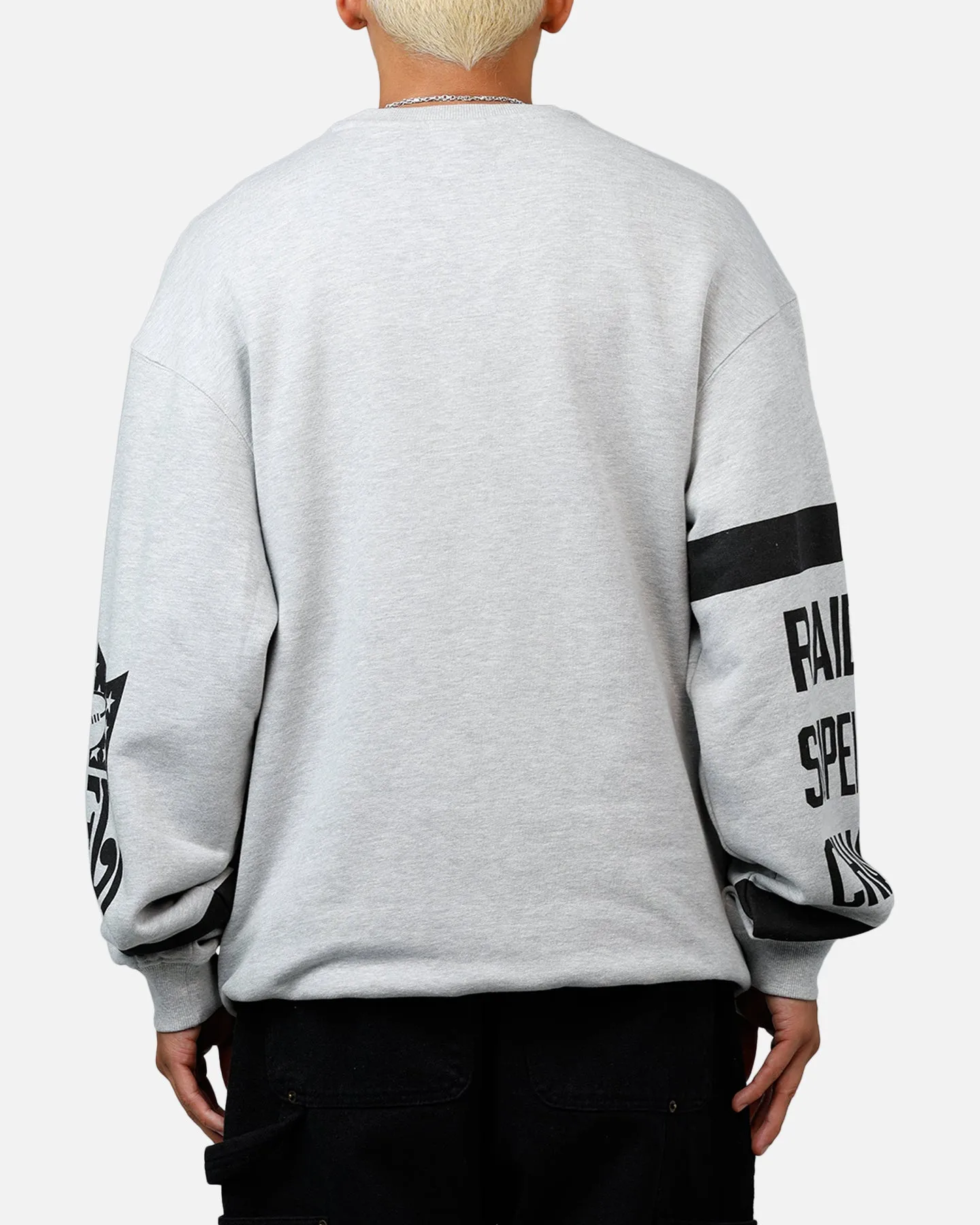 Mitchell & Ness Las Vegas Raiders Letterform Crewneck Grey Marle/Official Team Color sold by Culture Kings product image thumbnail 2