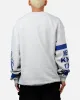 Mitchell & Ness New York Knicks Letterform Crewneck Grey Marle/Official Team Color sold by Culture Kings