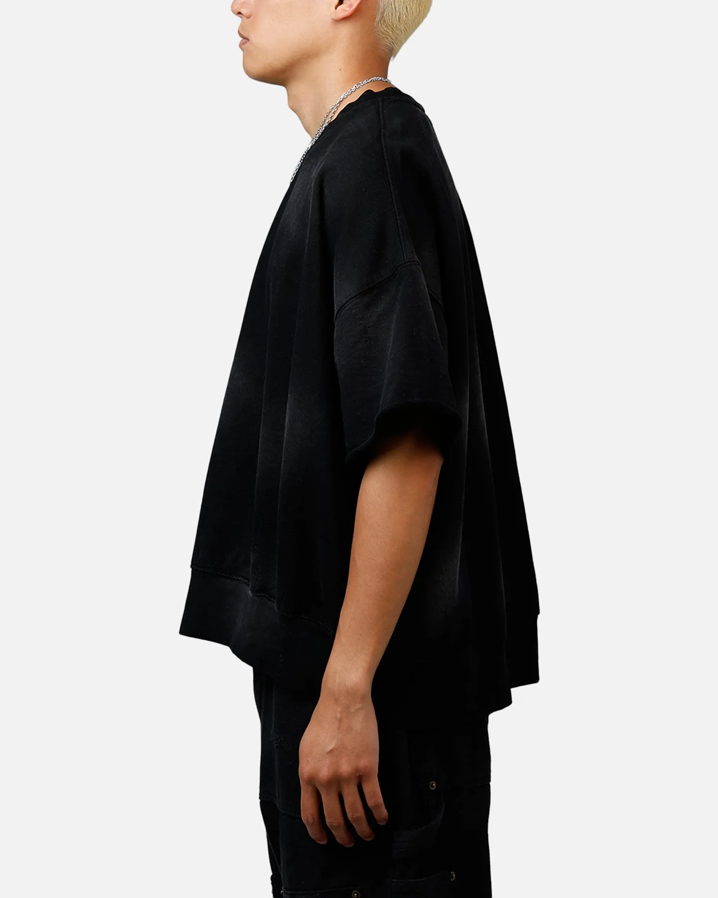 MNML Oversized Crewneck T-Shirt Washed Black sold by Culture Kings product image thumbnail 5
