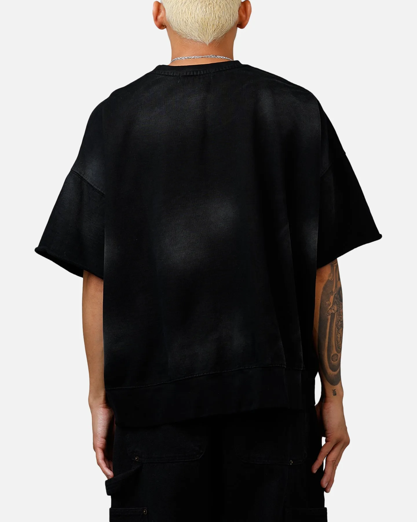 MNML Oversized Crewneck T-Shirt Washed Black sold by Culture Kings product image thumbnail 2