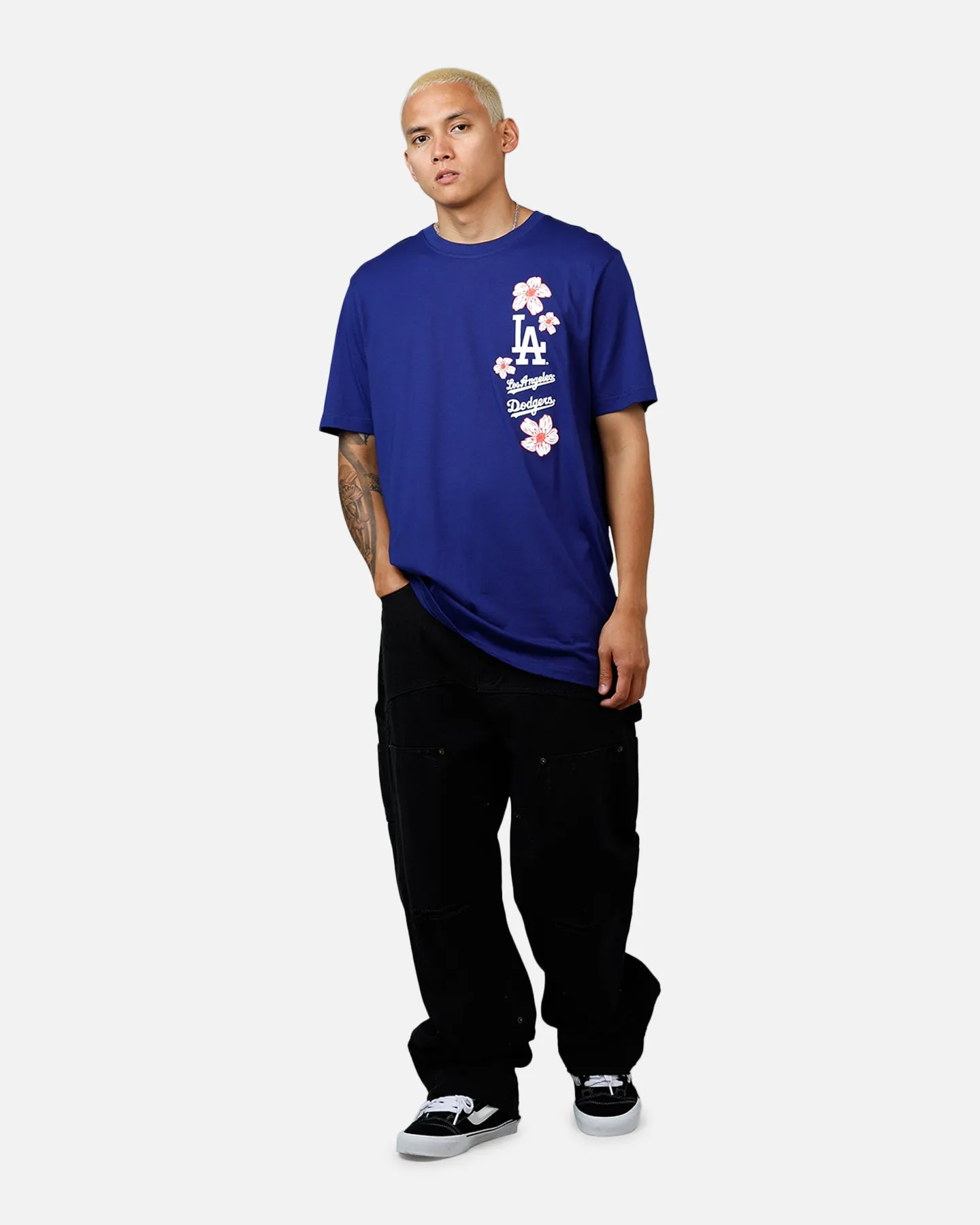 New Era Los Angeles Dodgers Cherry Blossom T-Shirt Blue sold by Culture Kings product image thumbnail 3