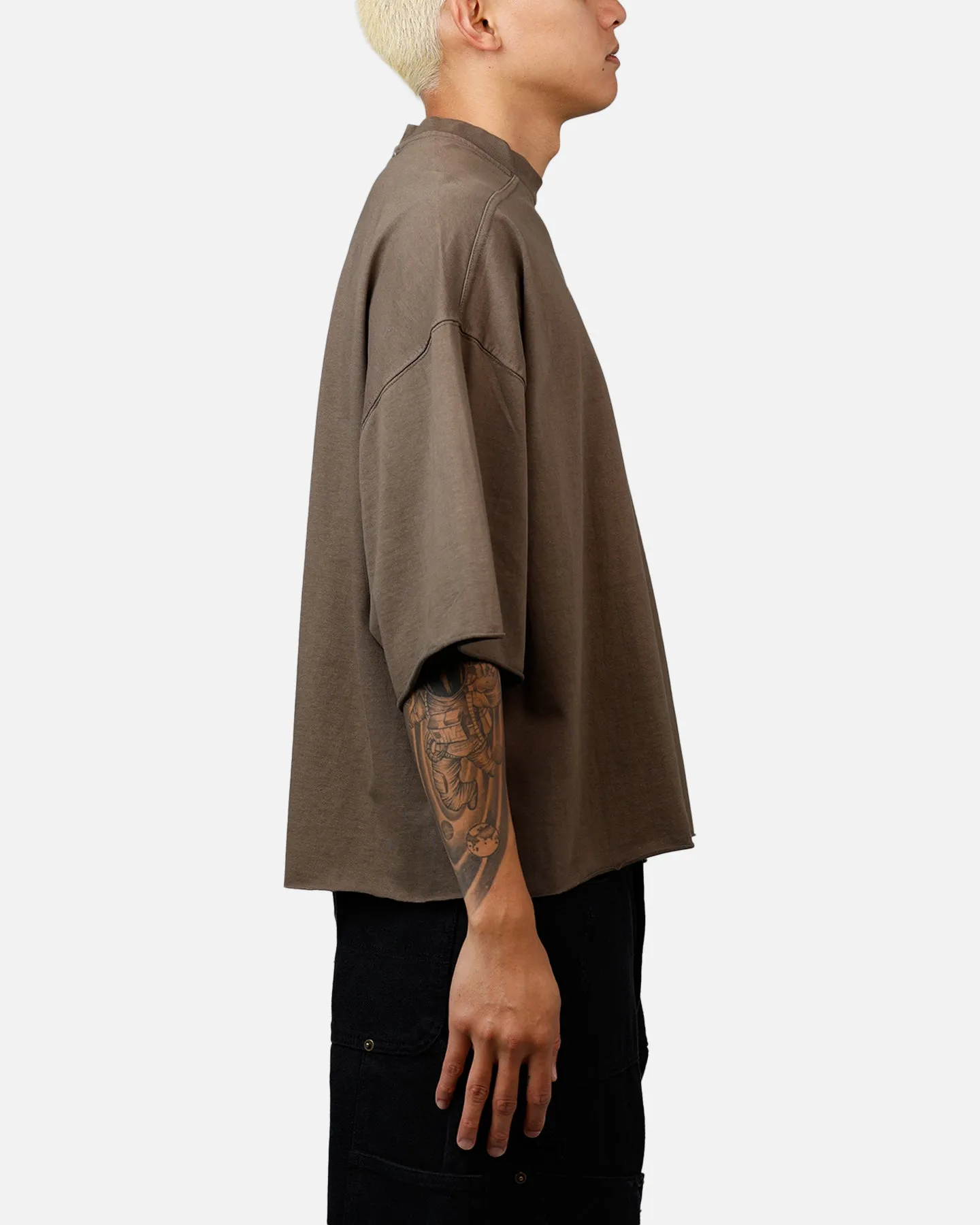 MNML Oversized Raw Hem T-Shirt Muddy Grey sold by Culture Kings product image thumbnail 4