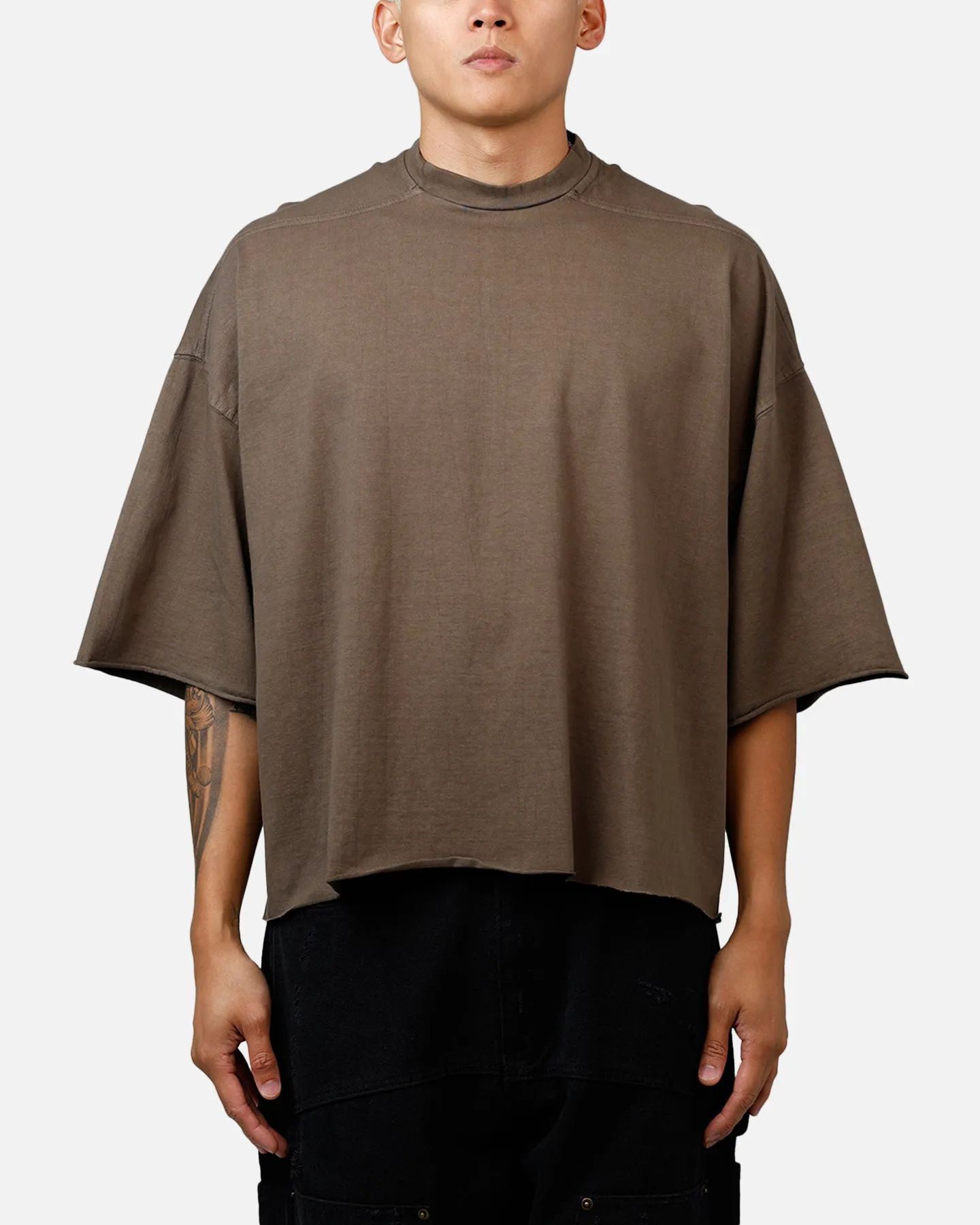 MNML Oversized Raw Hem T-Shirt Muddy Grey sold by Culture Kings