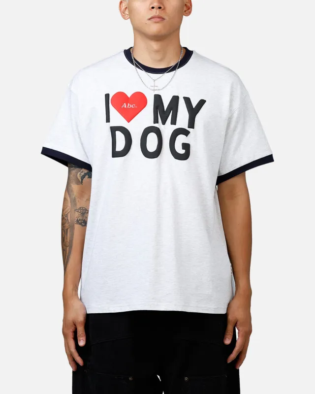 AB I Love My Dog Ring T-Shirt Heather Grey sold by Culture Kings