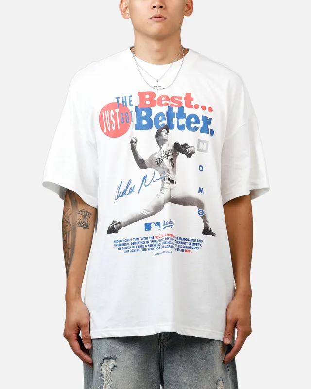 Mitchell & Ness Los Angeles Dodgers Hideo Nomo Got Better T-Shirt Vintage White sold by Culture Kings
