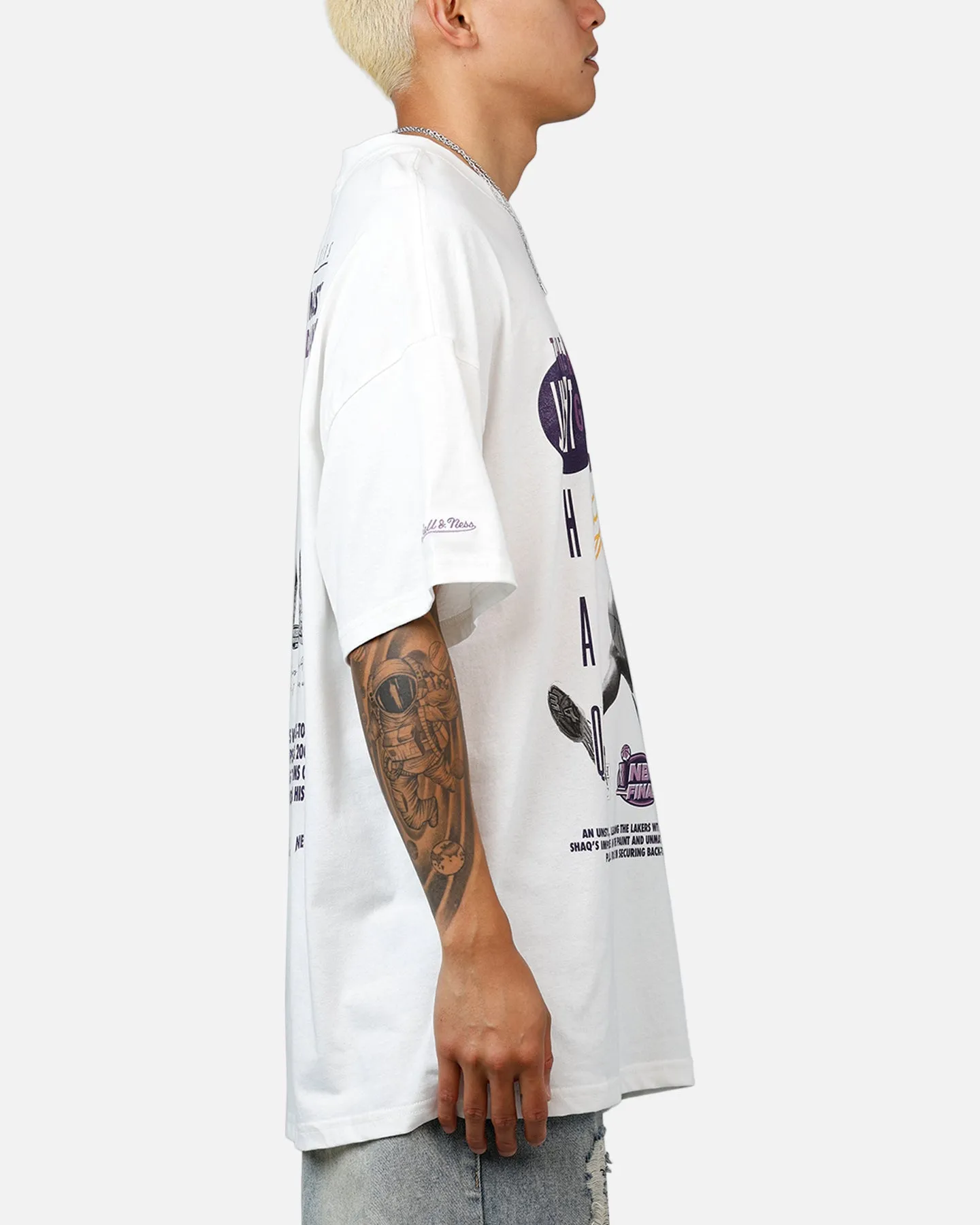 Mitchell & Ness Los Angeles Lakers Shaquille O'Neal Got Better T-Shirt Vintage White sold by Culture Kings product image thumbnail 4