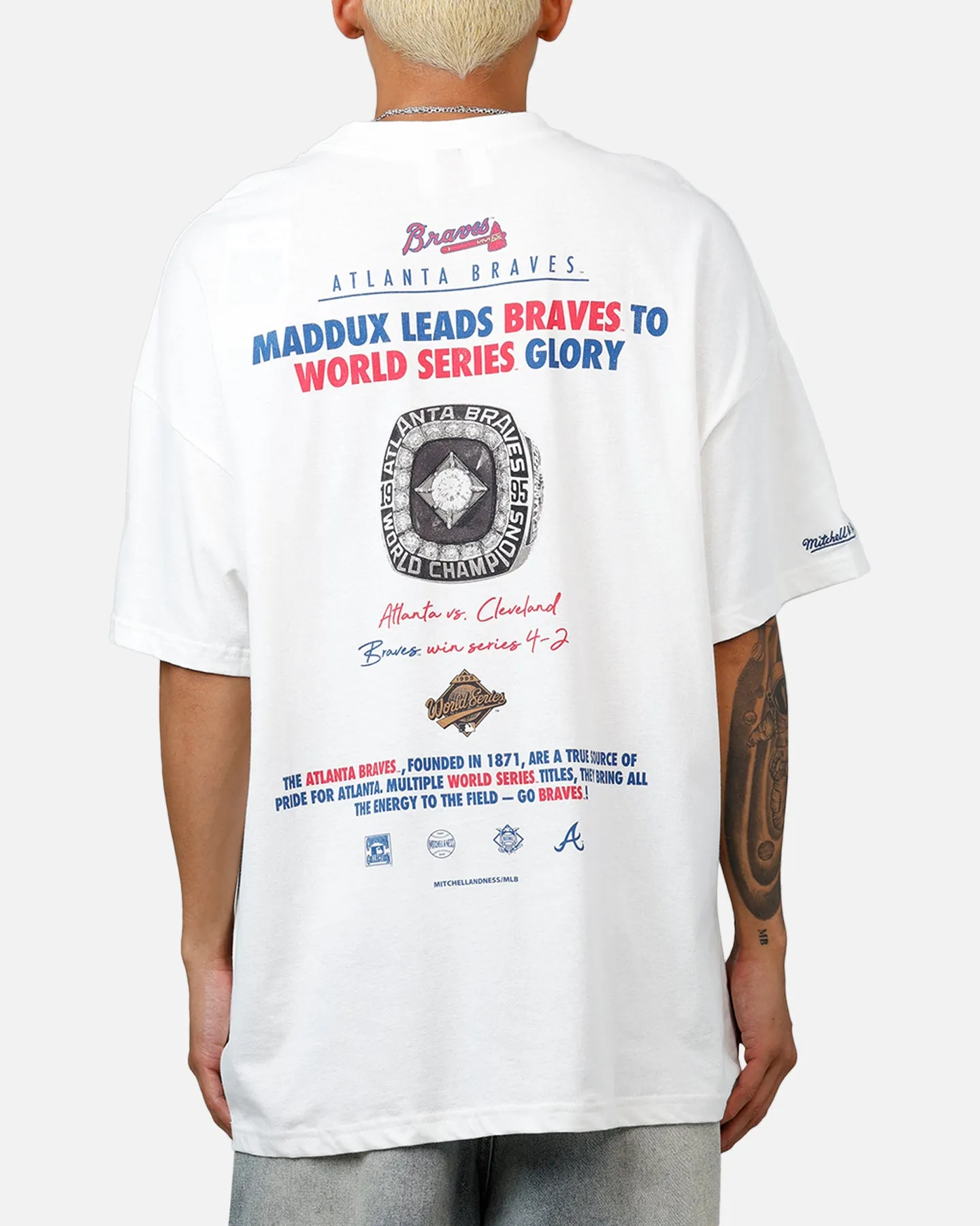 Mitchell & Ness Atlanta Braves Gregory "Mad Dog" Maddux Got Better T-Shirt Vintage White sold by Culture Kings product image thumbnail 2