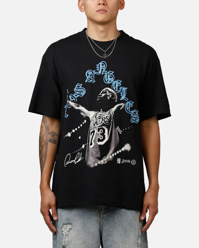 Mitchell & Ness Los Angeles Lakers Dennis Rodman Xray Glow T-Shirt Black sold by Culture Kings