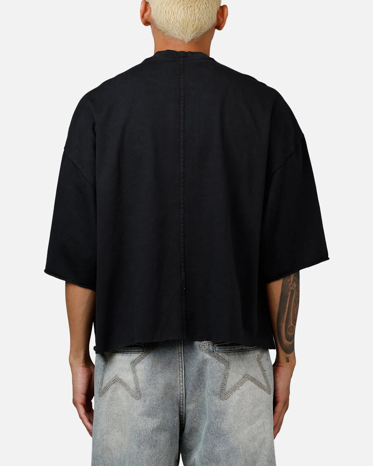 MNML Oversized Raw Hem T-Shirt Washed Black sold by Culture Kings product image thumbnail 2