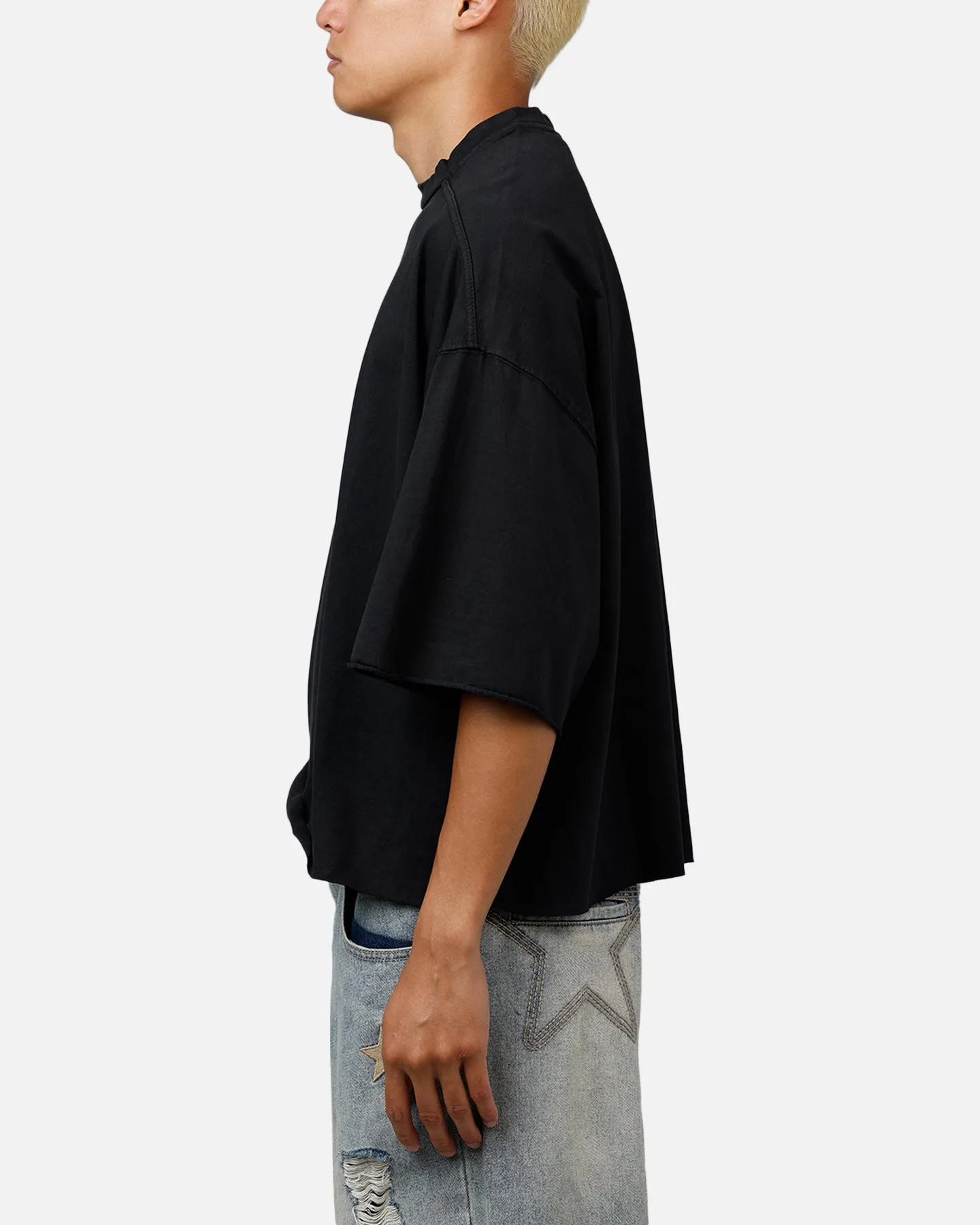 MNML Oversized Raw Hem T-Shirt Washed Black sold by Culture Kings product image thumbnail 5