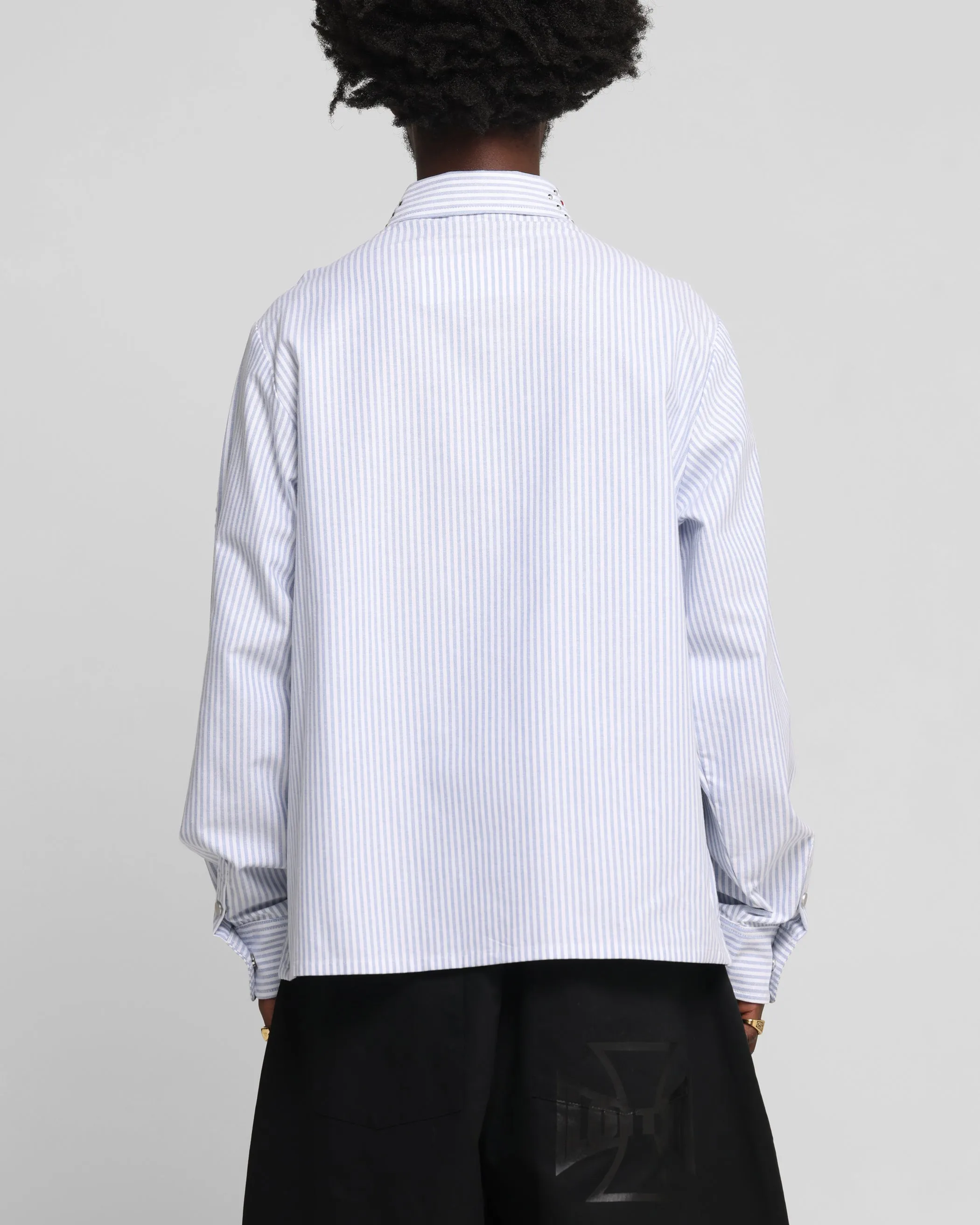 Loiter Western Long Sleeve Button Up Shirt Blue/White sold by Culture Kings product image thumbnail 3