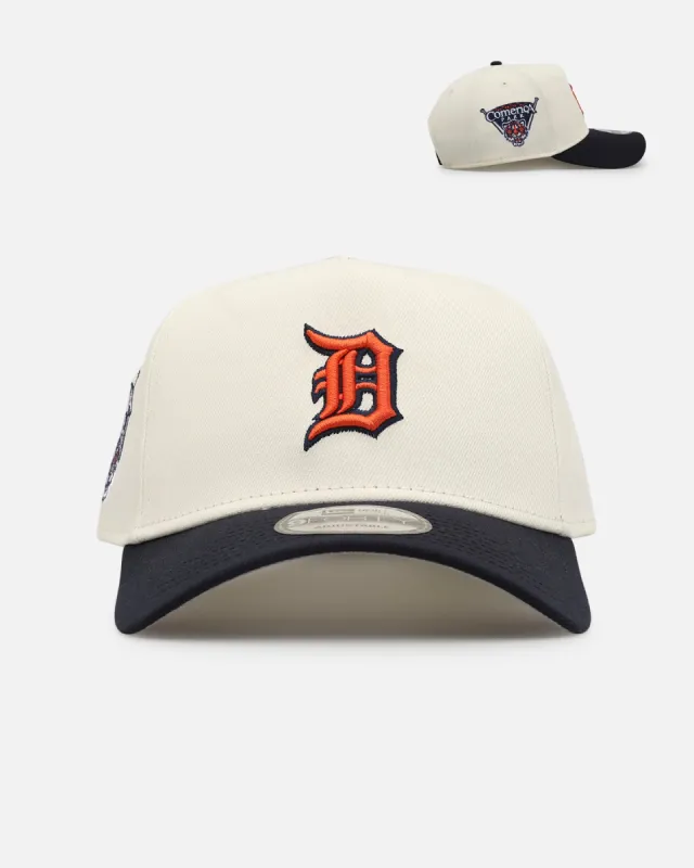 New Era Detroit Tigers 'Team Color Visor' 9FORTY A-Frame Snapback Chrome sold by Culture Kings