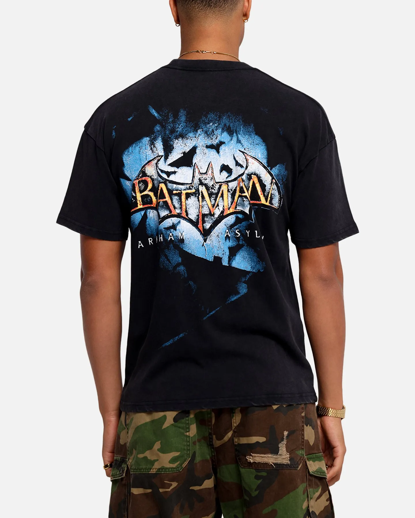 73Studio X DC Batman Arkham Asylum Vintage T-Shirt Black sold by Culture Kings product image thumbnail 2