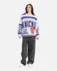 Mitchell & Ness New York Knicks Letterform Crewneck Grey Marle/Official Team Color sold by Culture Kings