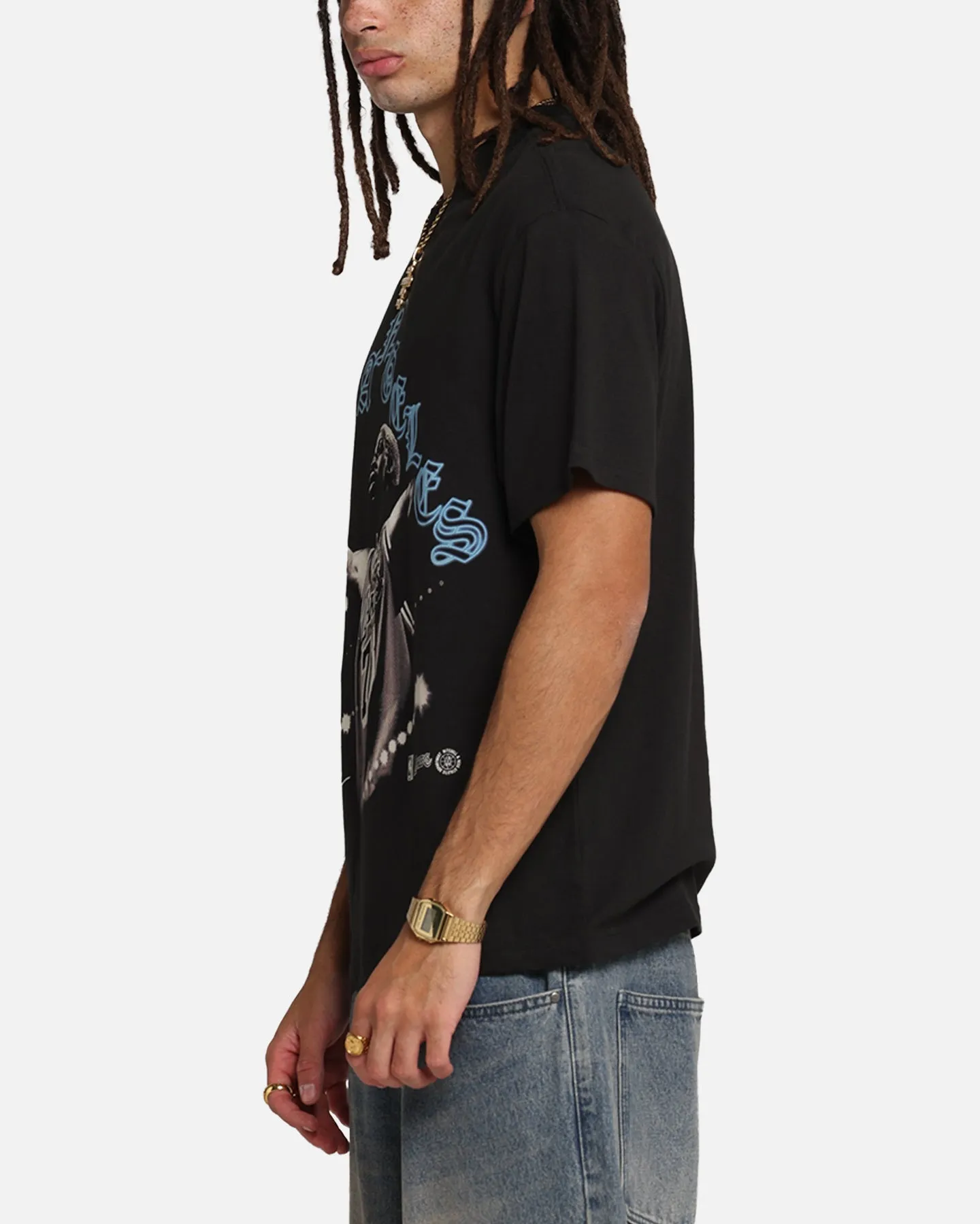 Mitchell & Ness Los Angeles Lakers Dennis Rodman Xray Glow T-Shirt Black sold by Culture Kings product image thumbnail 5