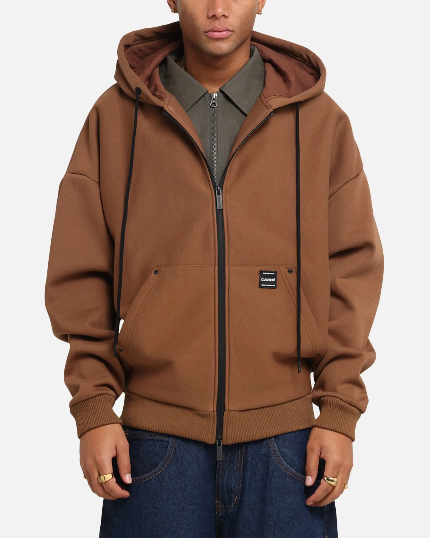 Carre Weatherwear Hoodie Brown sold by Culture Kings