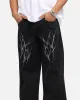 Saint Morta Amplus Tribal Rhinestone Jeans Black Shadow sold by Culture Kings
