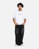 Saint Morta Amplus Tribal Rhinestone Jeans Black Shadow sold by Culture Kings