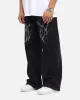 Saint Morta Amplus Tribal Rhinestone Jeans Black Shadow sold by Culture Kings