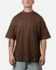 Culture Kings Everyday Mock Neck T-Shirt Brown sold by Culture Kings