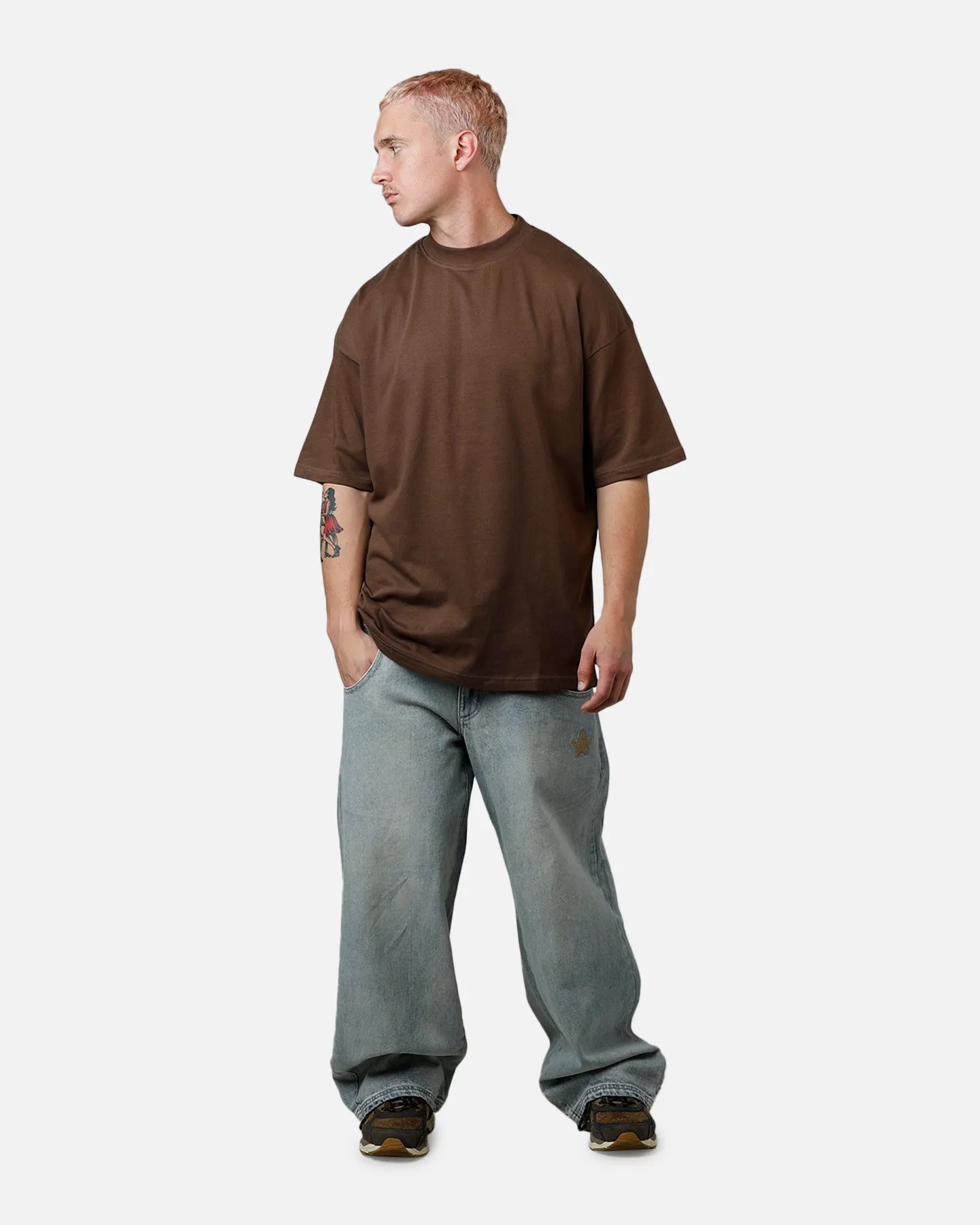 Culture Kings Everyday Mock Neck T-Shirt Brown sold by Culture Kings product image thumbnail 3