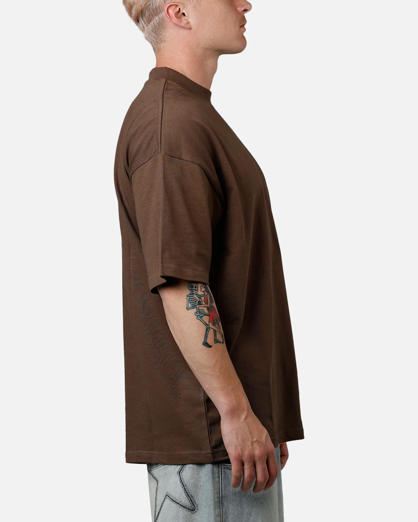 Culture Kings Everyday Mock Neck T-Shirt Brown sold by Culture Kings product image thumbnail 4