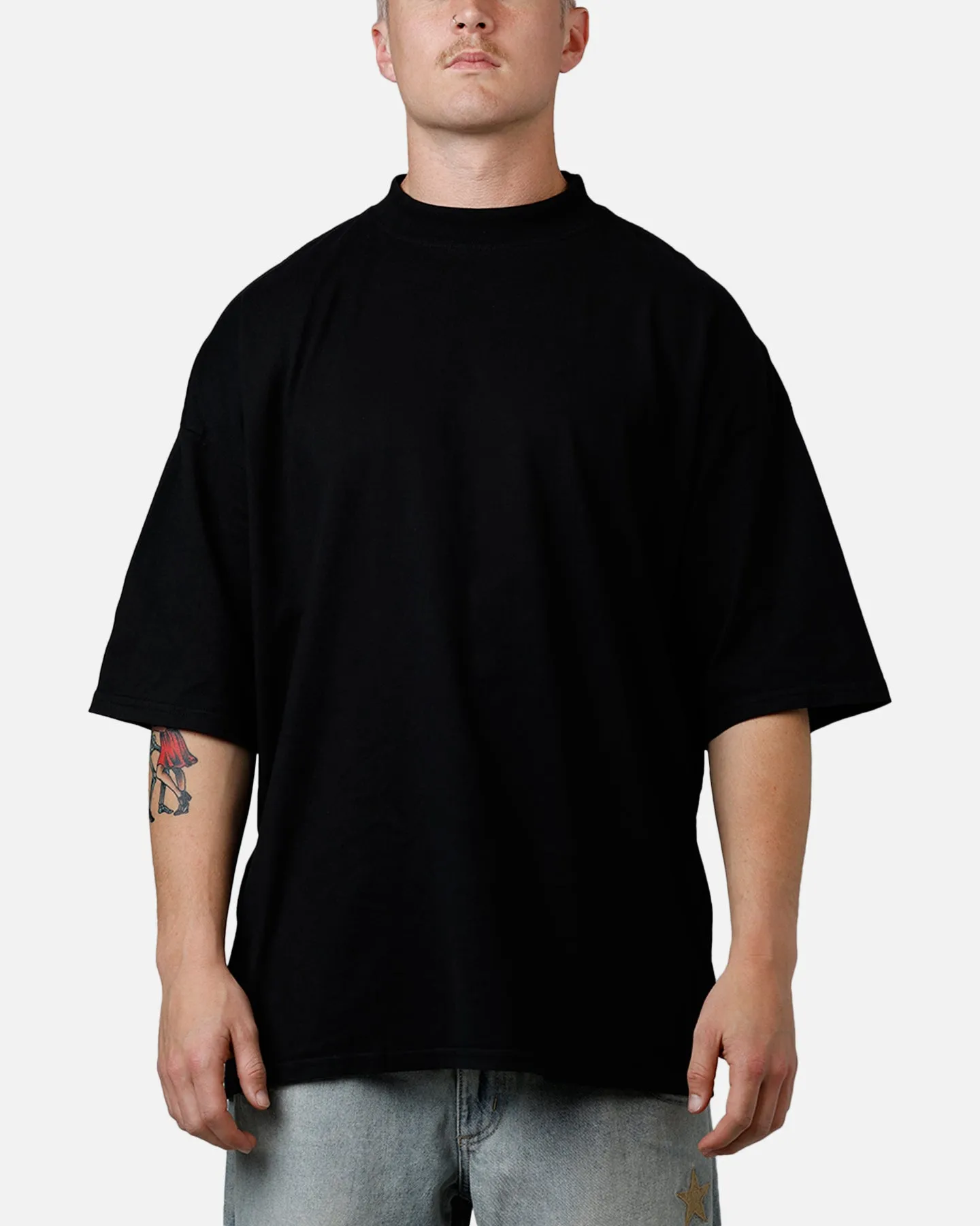Culture Kings Everyday Mock Neck T-Shirt Black sold by Culture Kings