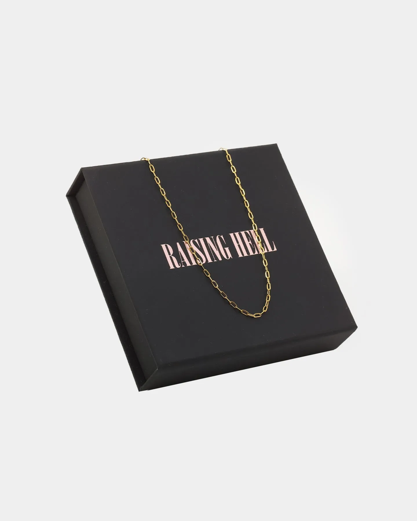 Raising Hell Women's Customisable Long Cable Necklace Gold sold by Culture Kings product image thumbnail 4