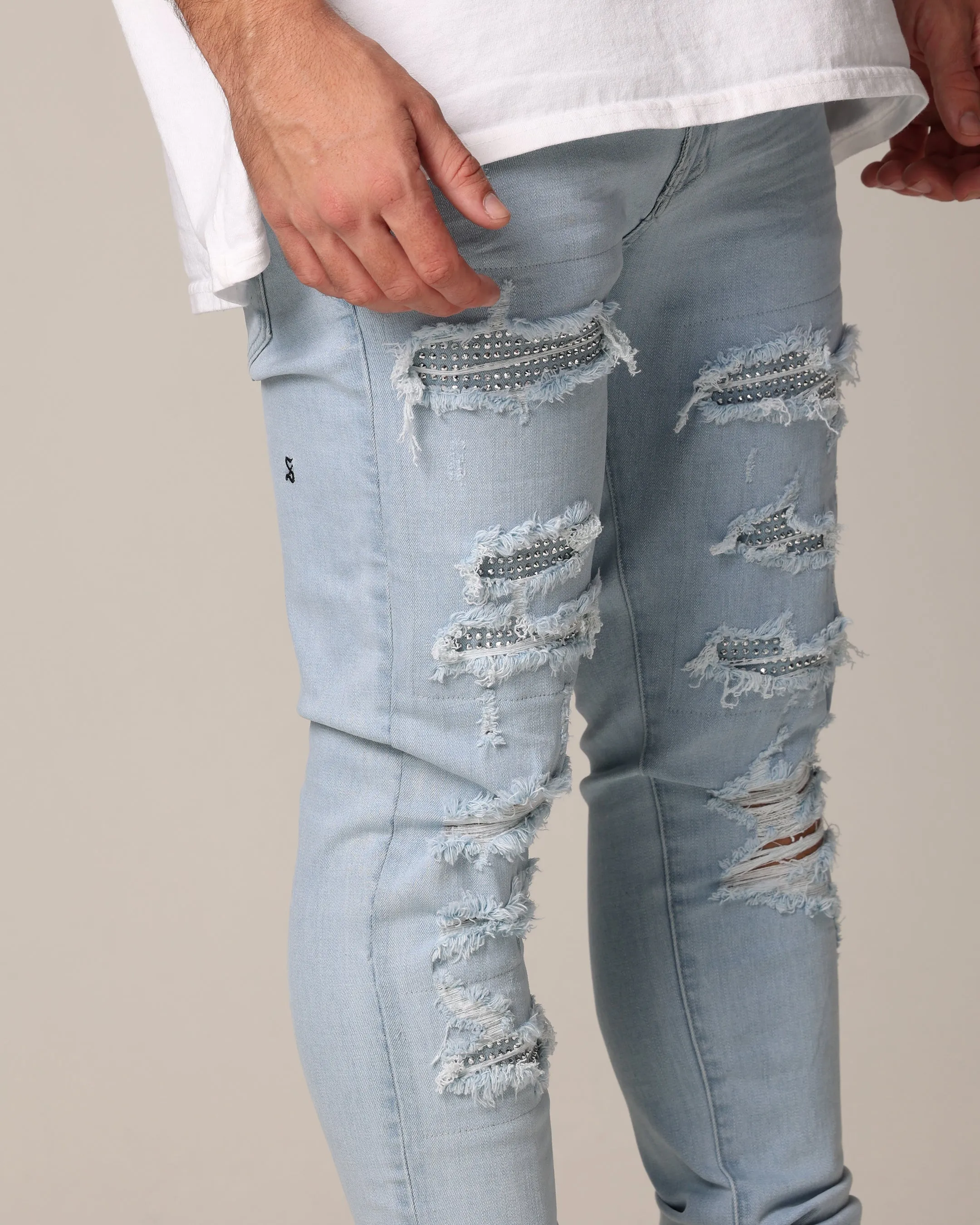 Saint Morta Diamond Summum Jeans Light Blue sold by Culture Kings product image thumbnail 3