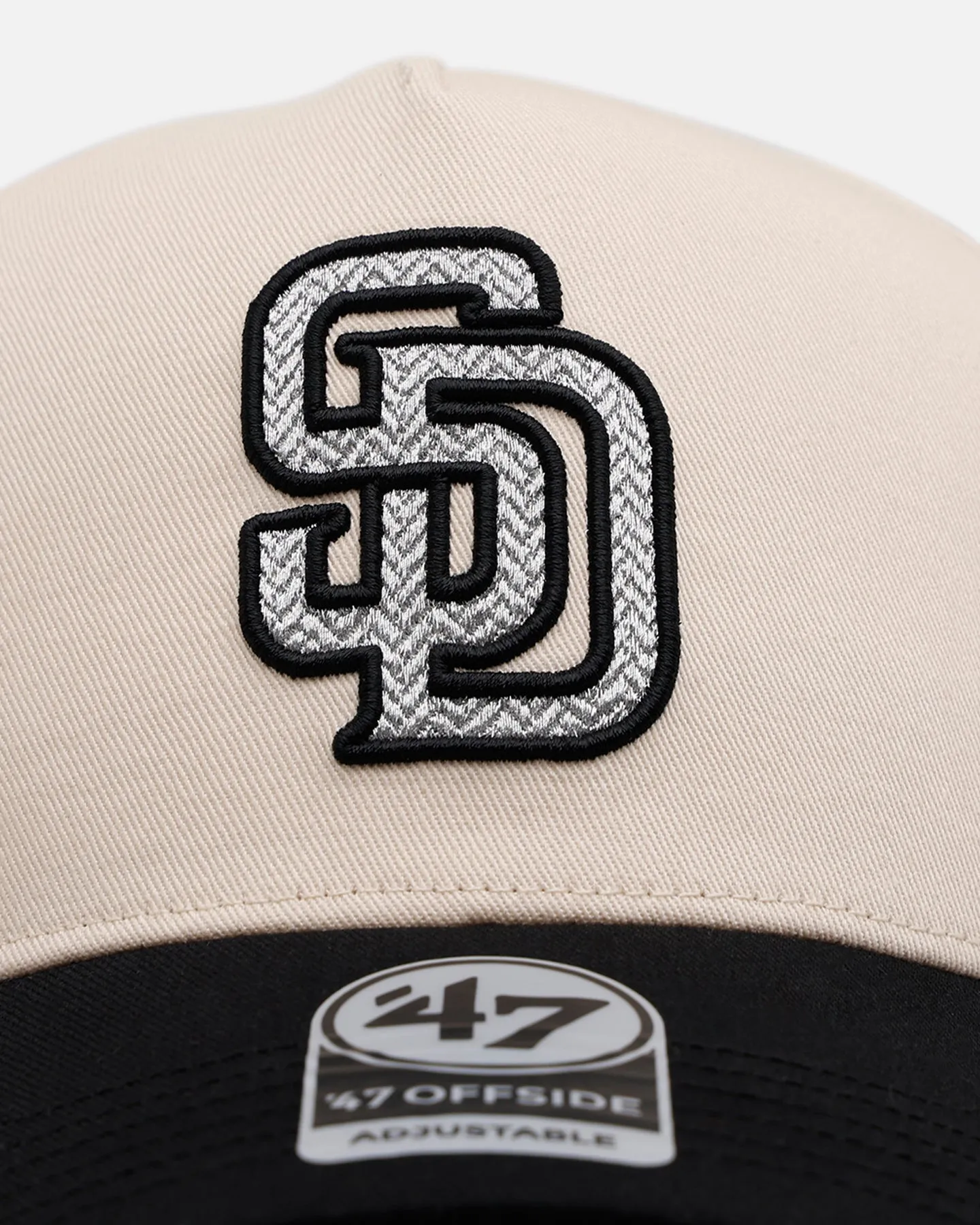 47 Brand San Diego Padres 'Herringbone' 47 Offside Snapback Natural/Black sold by Culture Kings product image thumbnail 5
