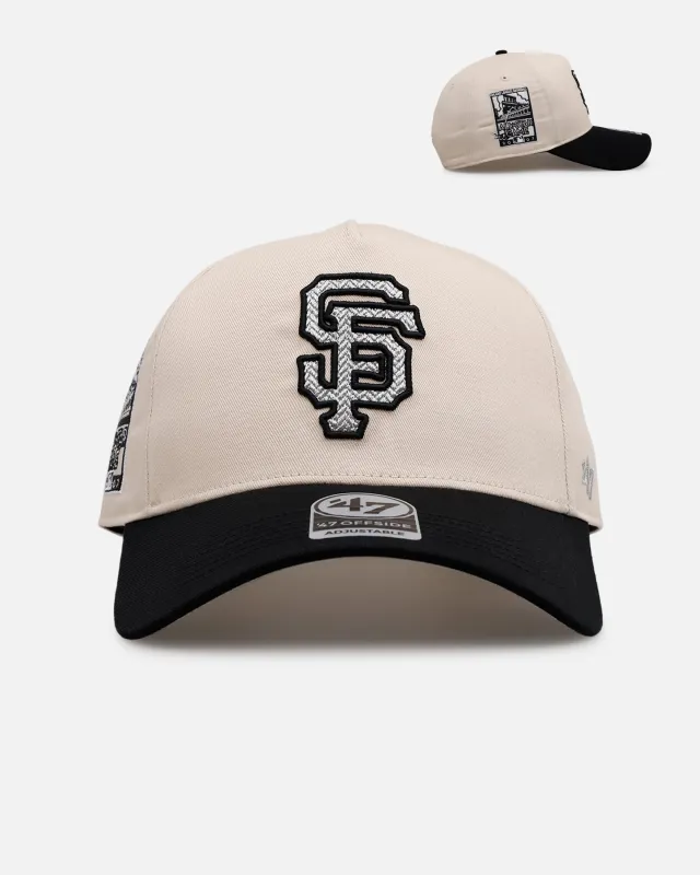 47 Brand San Francisco Giants 'Herringbone' 47 Offside Snapback Natural/Black sold by Culture Kings