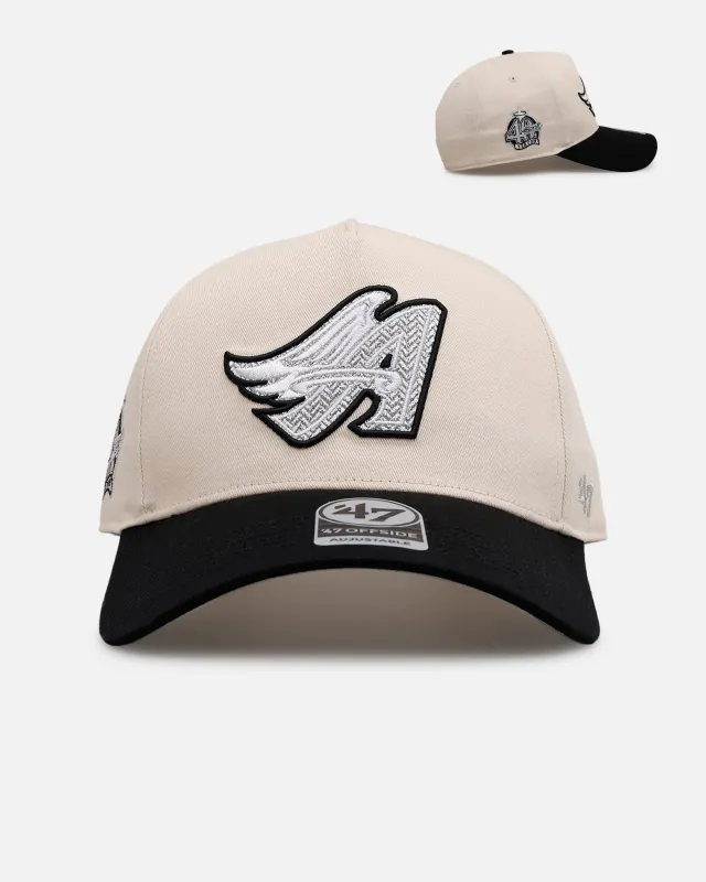47 Brand Los Angeles Angels 'Herringbone' 47 Offside Snapback Natural/Black sold by Culture Kings
