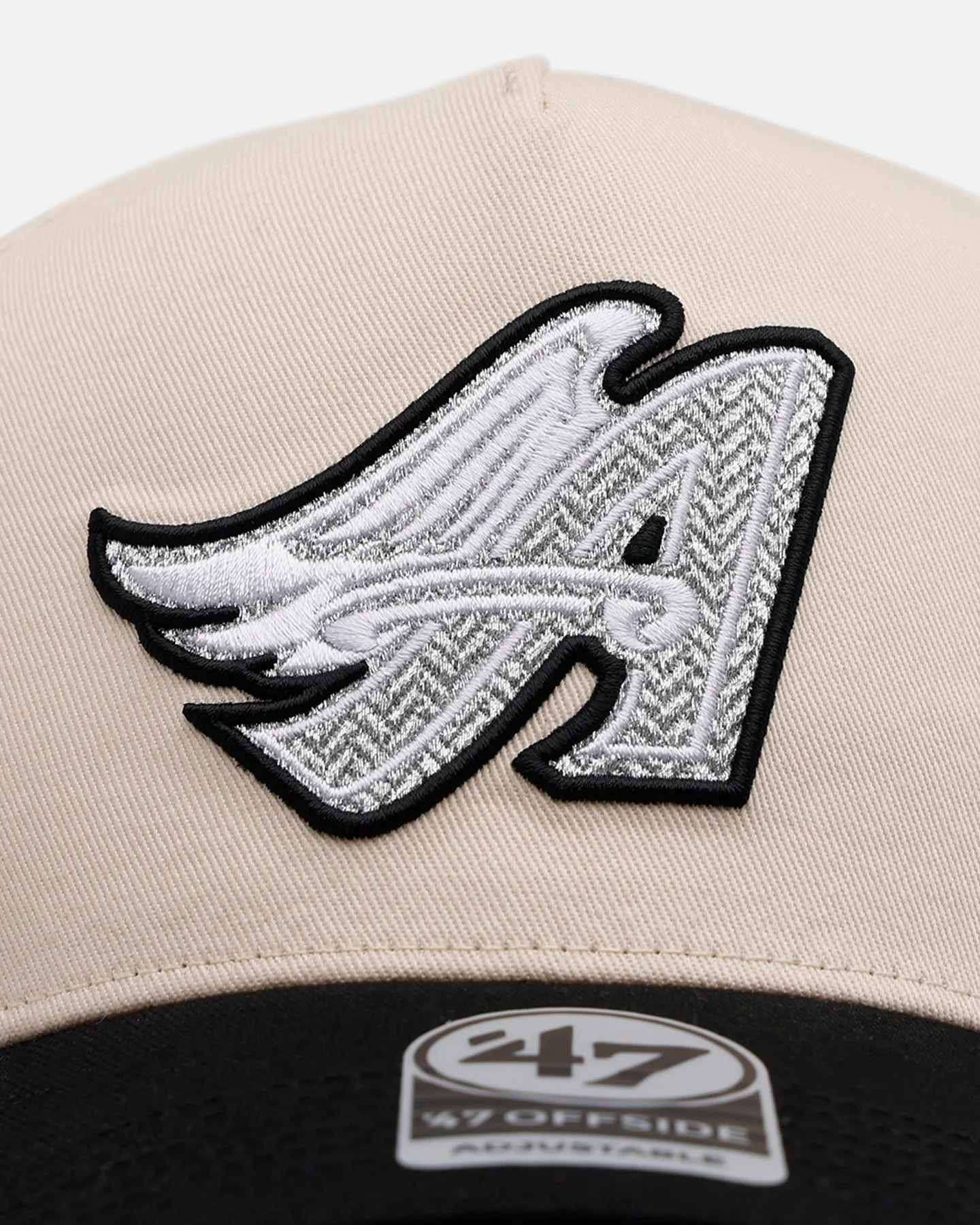 47 Brand Los Angeles Angels 'Herringbone' 47 Offside Snapback Natural/Black sold by Culture Kings product image thumbnail 5