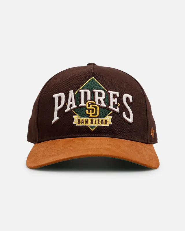 47 Brand San Diego Padres 'Diamond' 47 Offside Snapback Brown made by 47