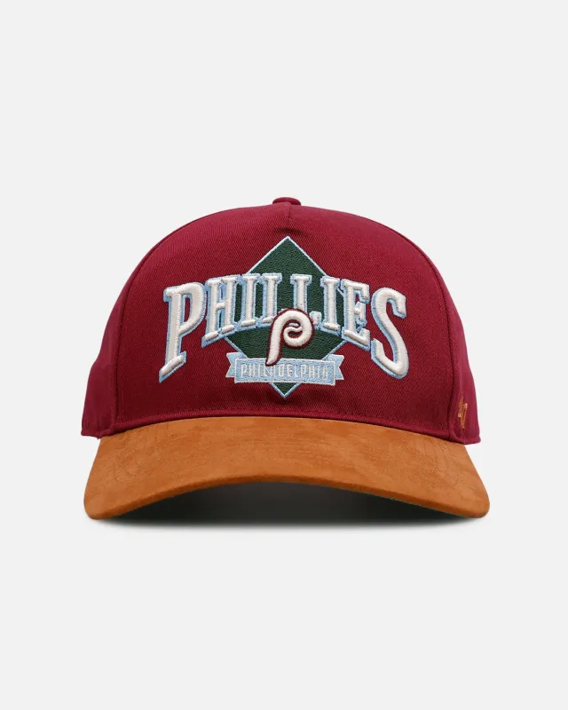 47 Brand Philadelphia Phillies 'Diamond' 47 Offside Snapback Cardinal made by 47